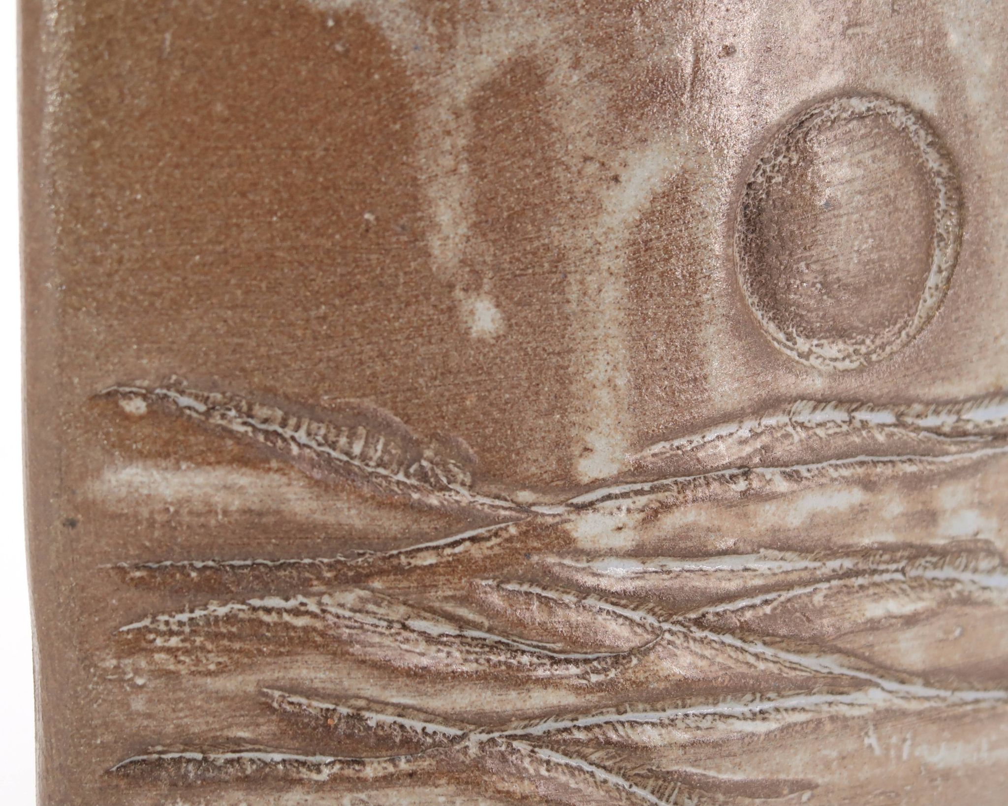 Vase en céramique paysage, années 70