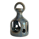 Vintage Handcrafted Stoneware Candle Holder