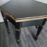 Black and gold coffee table