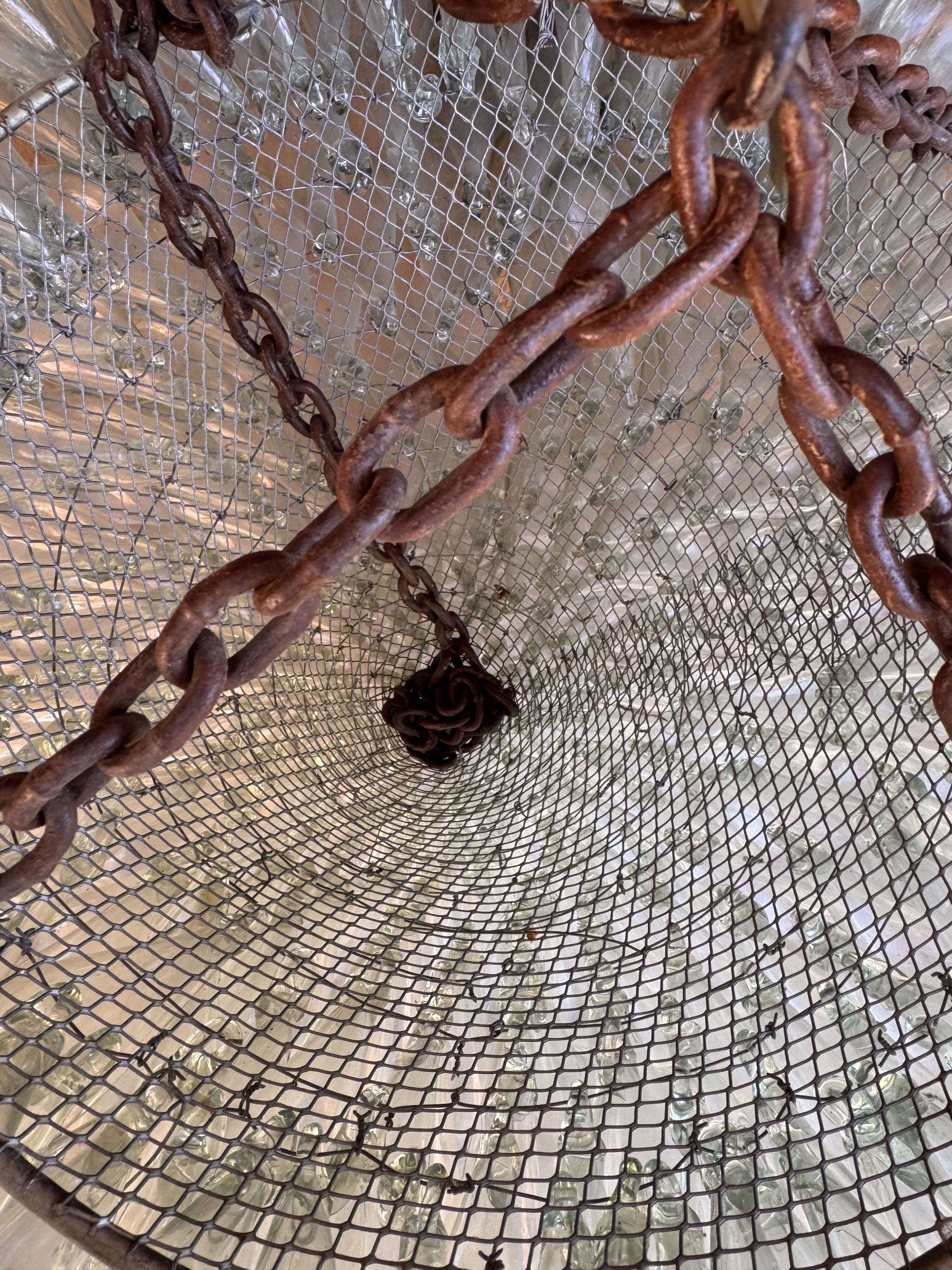 Organic lustre blown glass drops, Italy 1970s