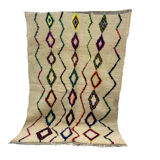 Handmade Moroccan Berber carpet 240 x 153 CM