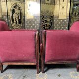 Pair of armchairs bergères Art Deco period