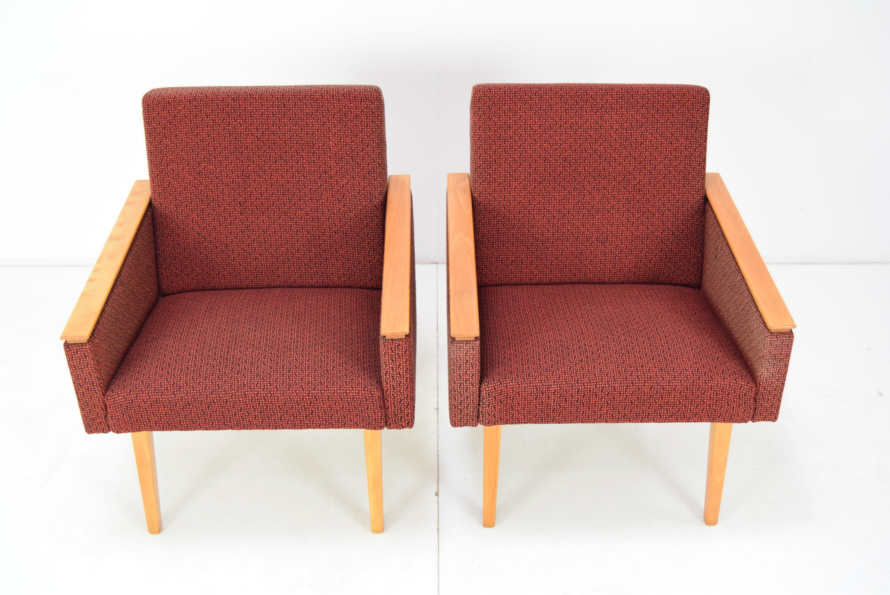 Pair of Mid-century Design Armchairs,1960's.