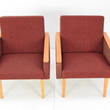 Paire de fauteuils design du milieu du siècle, années 1960.