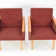 Paire de fauteuils design du milieu du siècle, années 1960.