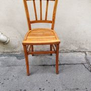 Vintage wooden bistro chair