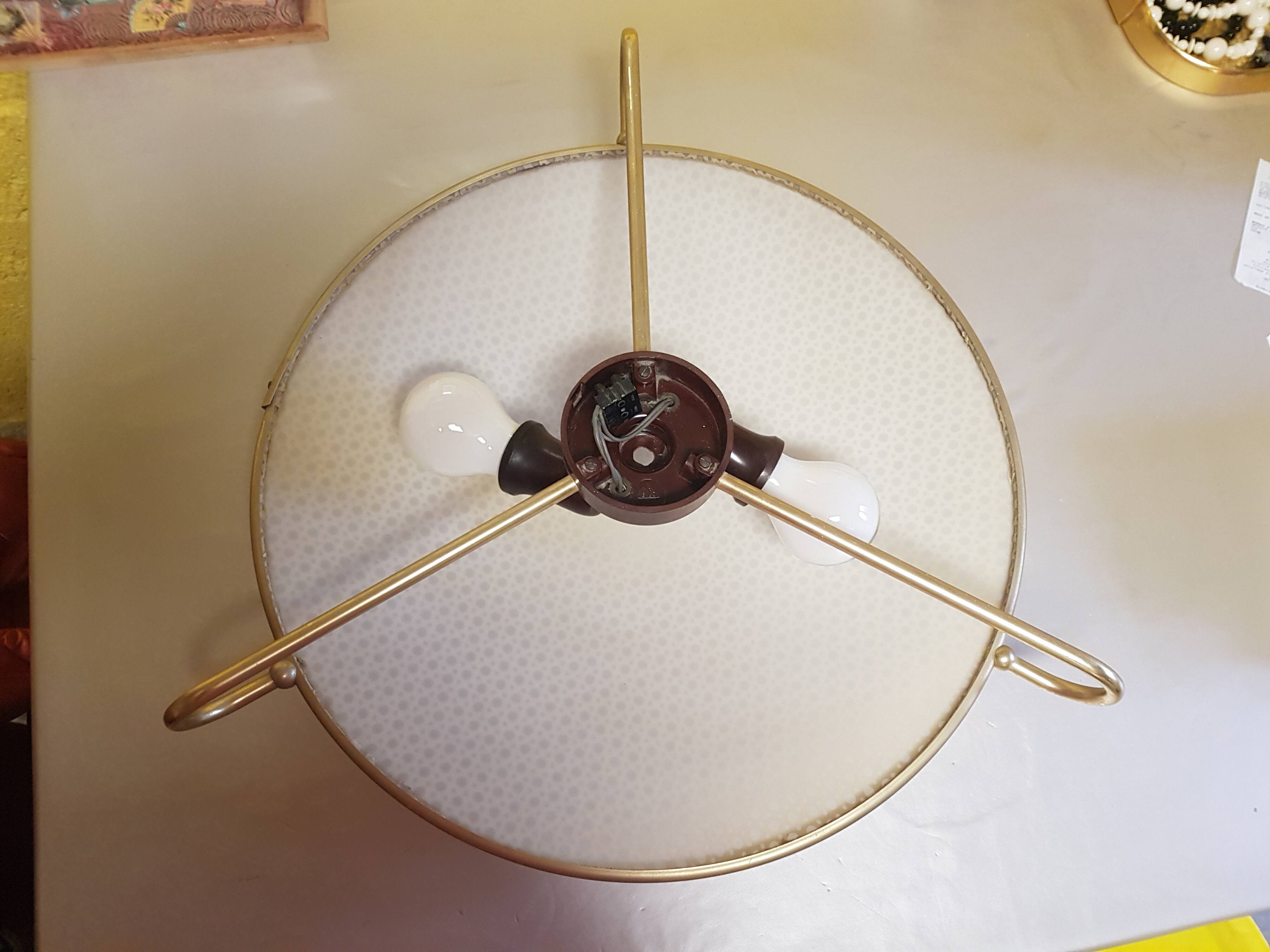 Vintage ceiling light from the 1960s.