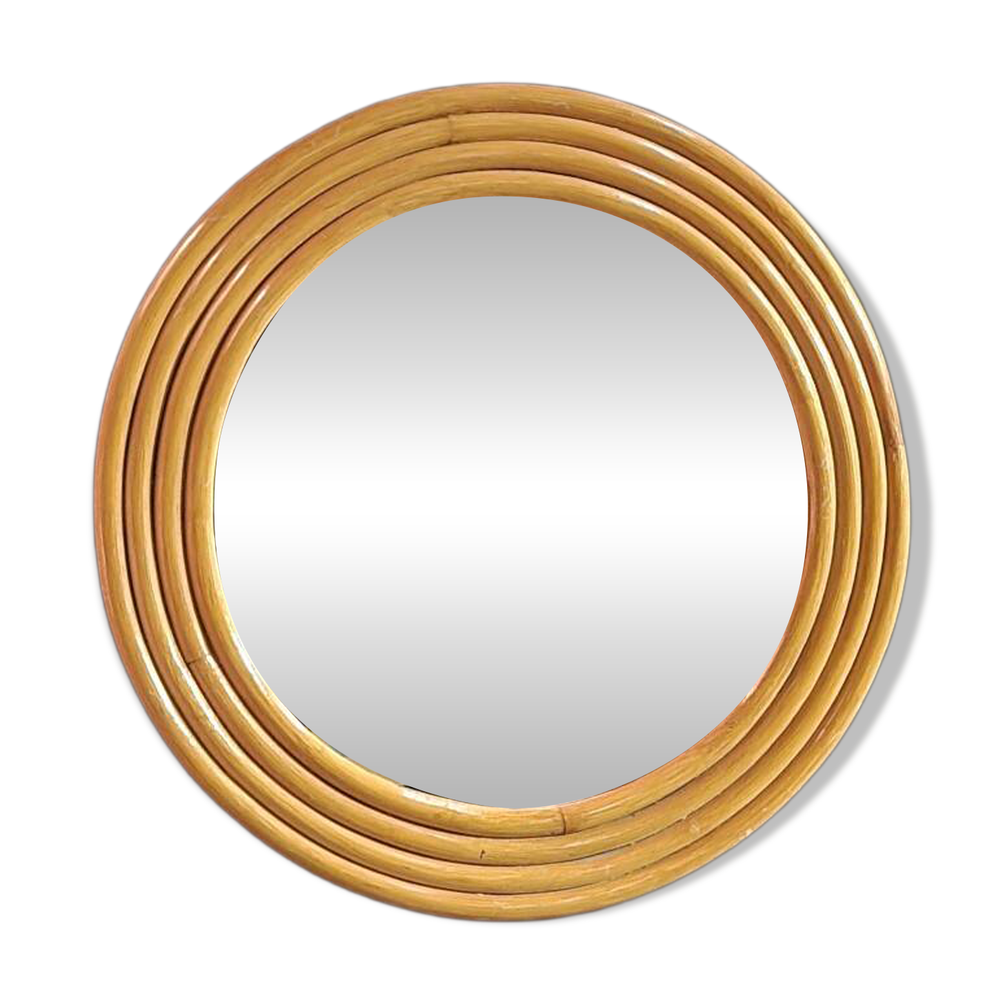Miroir Encadré Bambou