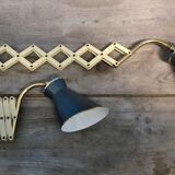 Lot of 2 stretchy wall sconces 1950s