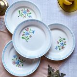 4 Salins dessert plates
