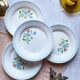 4 Salins dessert plates
