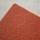 Ton bystrice stool (thonet) wood and orange patterned fabric 1960