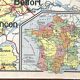 Old school map Vidal-Lablache 10, T26, 1930 - Military divisions