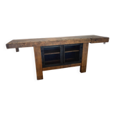 Restored and customised carpenter's workbench