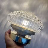 Vintage glass globe wall or ceiling light