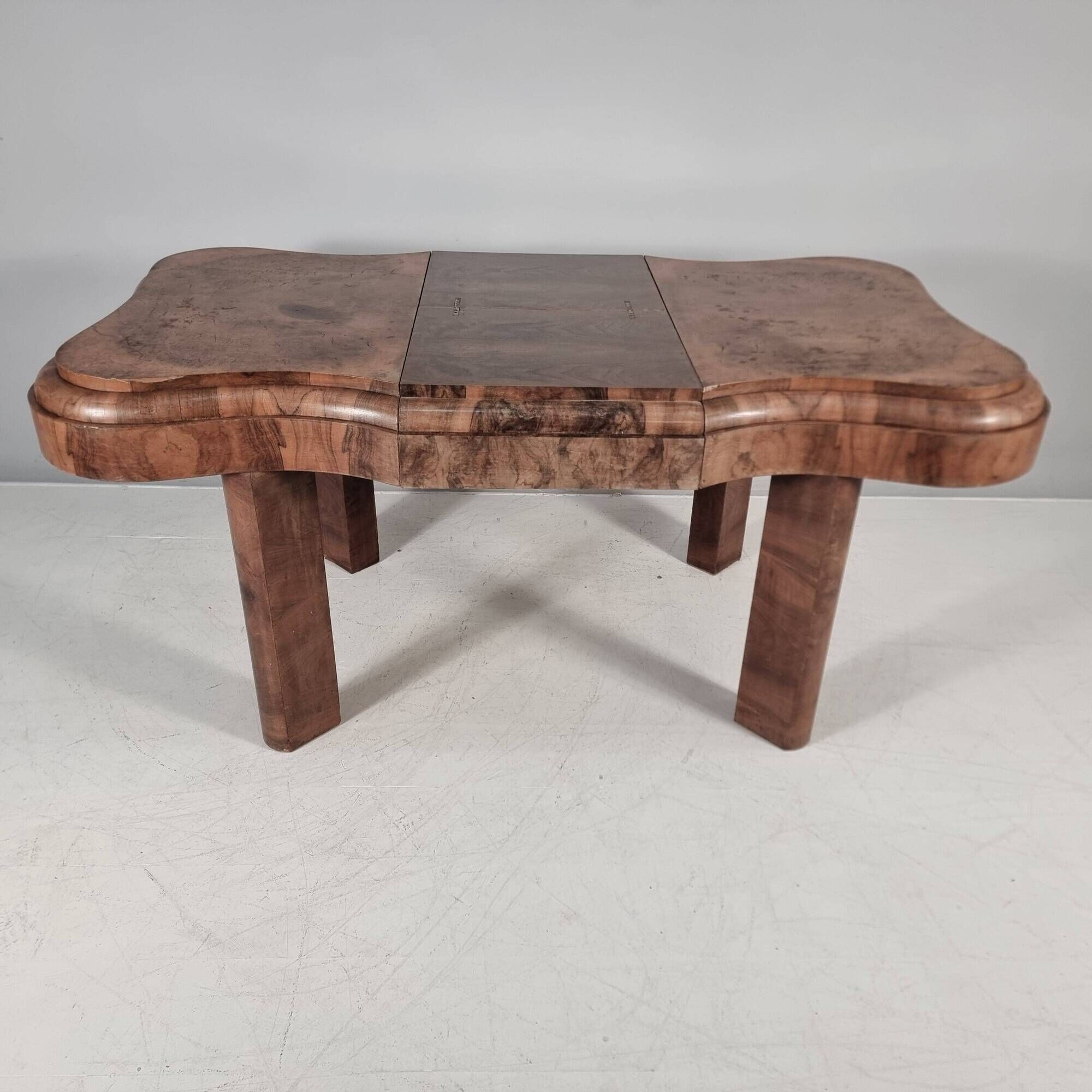 Art Deco Wood Table, 1940s