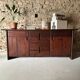 Solid pine sideboard by Silvio Coppola for Fratelli Montina, 1970