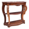 Ancienne console galbée en bois