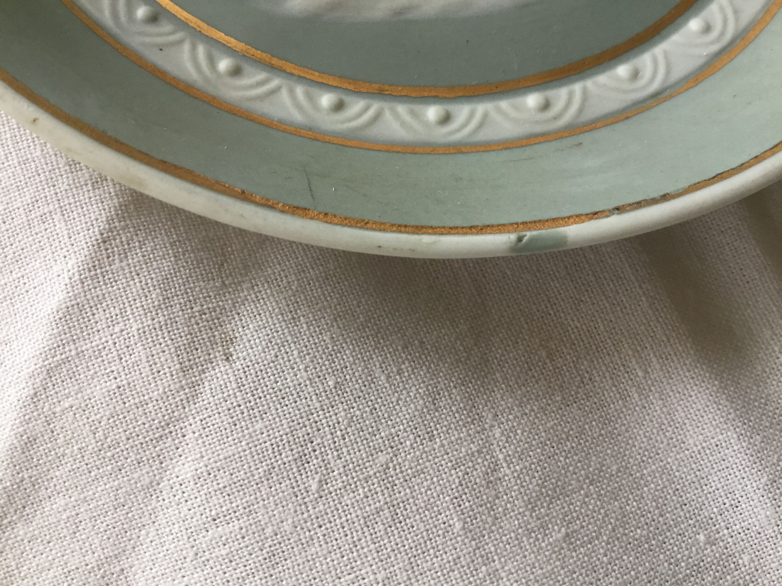 Wedgwood-style Limoges biscuit plate