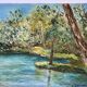Painting, oil on canvas signed