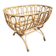 Vintage rattan crib