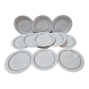 12 assiettes porcelaine - germany