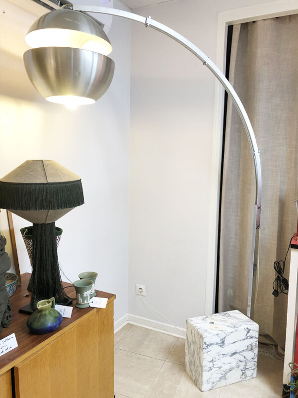 Lampadaire arc Bertrand Balas, 1970