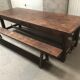 Table and 2 benches