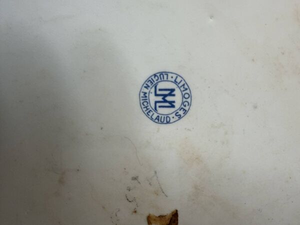 Plat à tarte en porcelaine de limoges