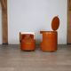 Dilly Dally Vanity In Cognac By Luigi Massoni For Poltrona Frau, Italy 1968