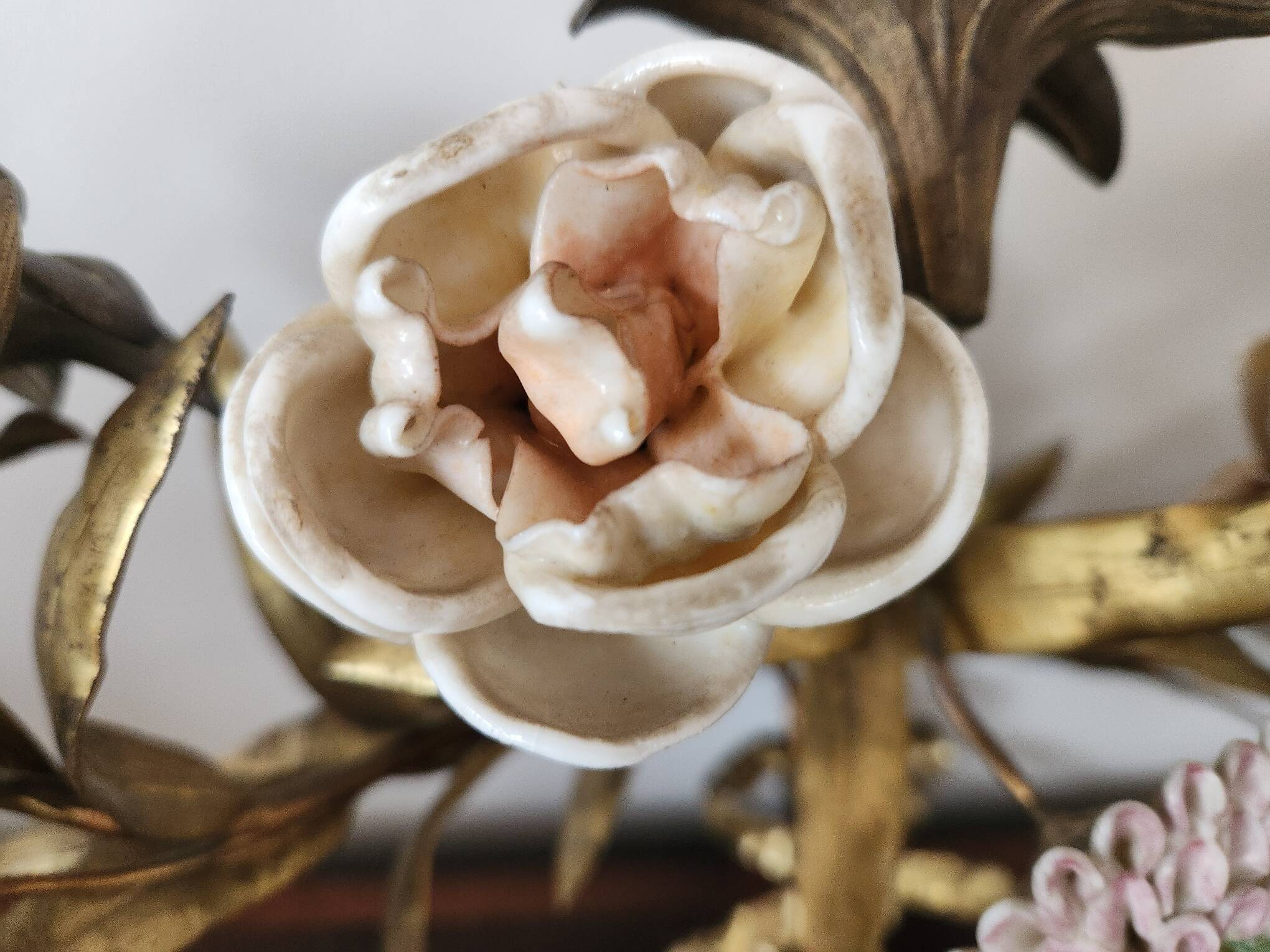 Bronze chandelier wall lights x 2