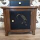 50s stained bedside table