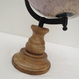 adorable little wooden foot world map