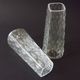 Pair Vintage Cut Glass Retro Replacement Shades For Chandeliers/Wall Lights