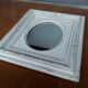 Mirror Napoleon III shabby chic 55x48 cm