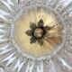 Large crystal Banci Italy ceiling lamp, 1960s
