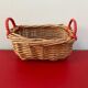 Miniature rattan basket from the 70s