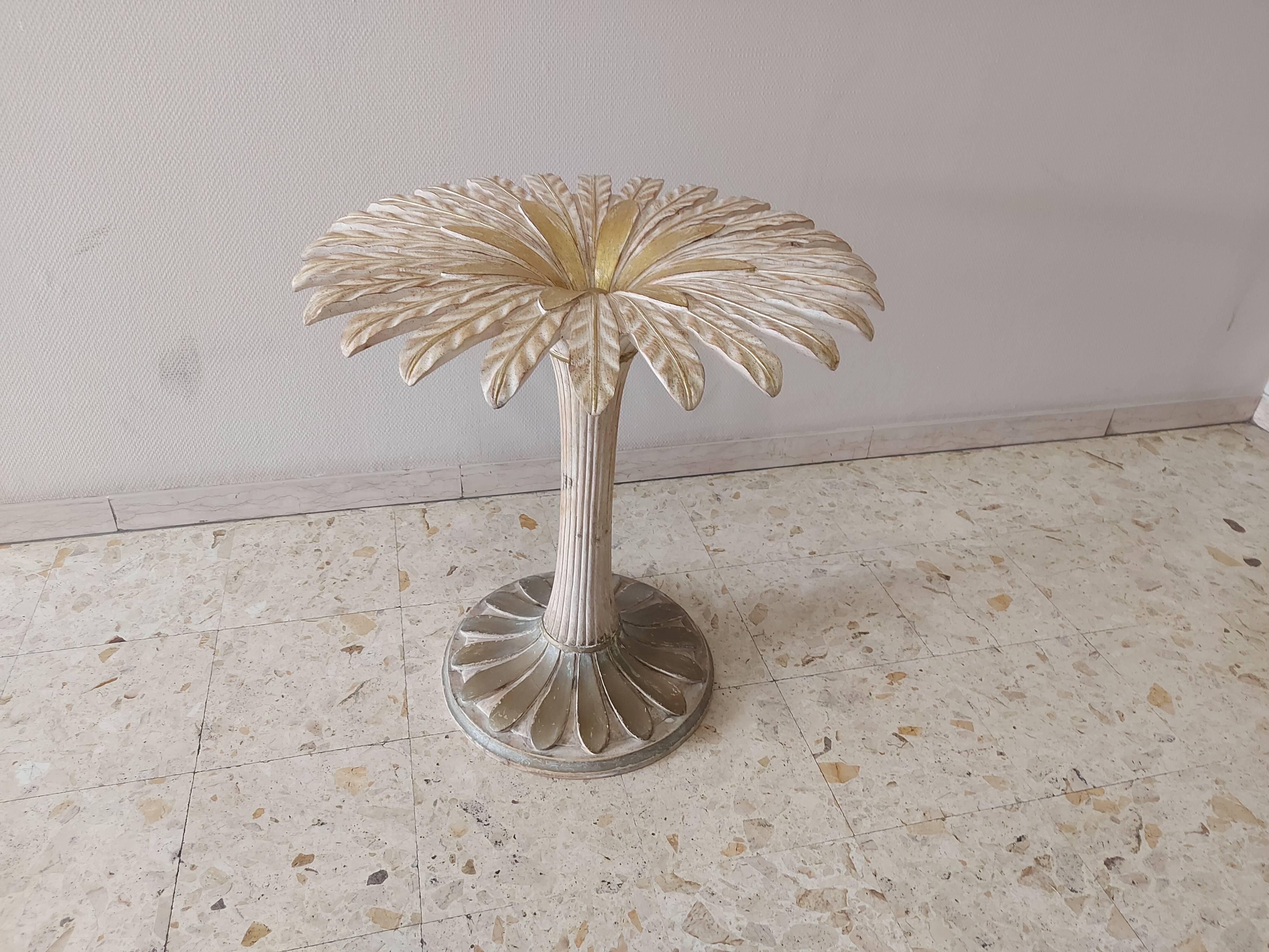Italian daisy table 60s, 70'S design table Chelini Florence