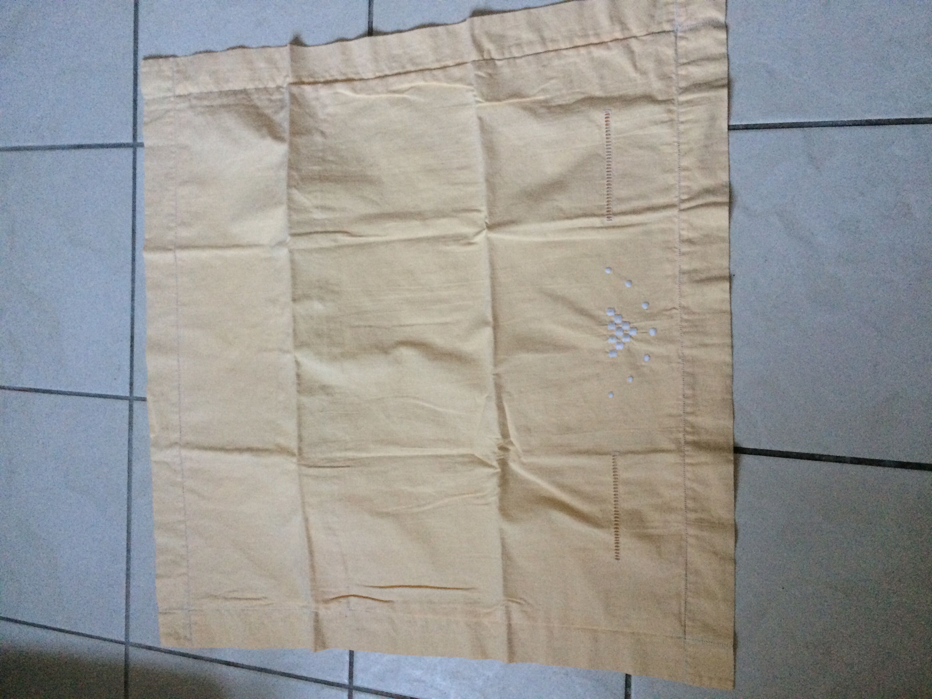 Embroidered pillowcases