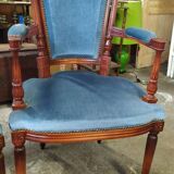 Paire de fauteuils style Louis XVI