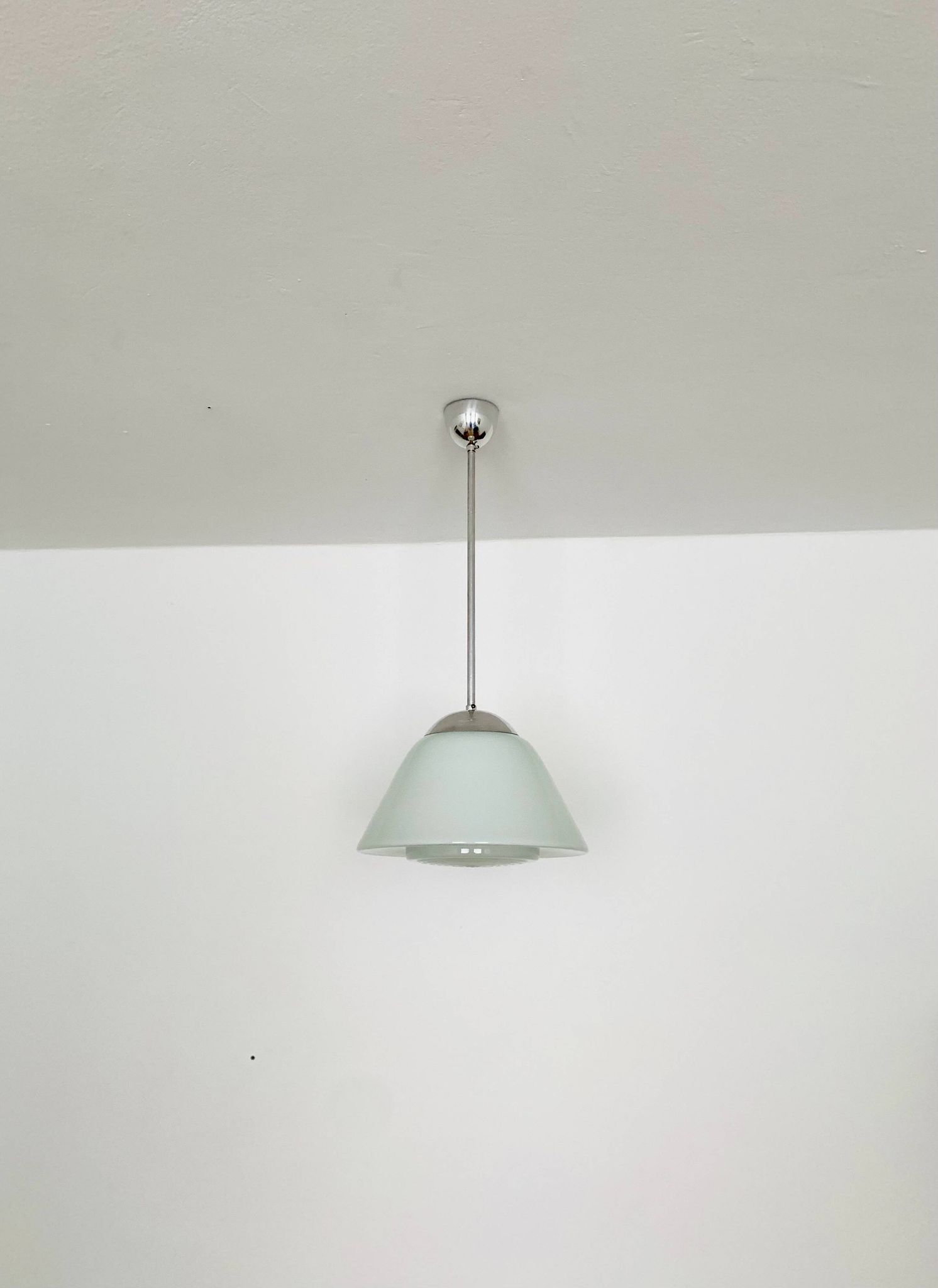 Opaline Glass Pendant Lamp by Wilhelm Wagenfeld for Peill and Putzler
