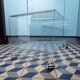 Table basse plexiglas vintage