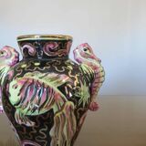Vase " Hippocampe " Cerart Monaco signé et numéroté