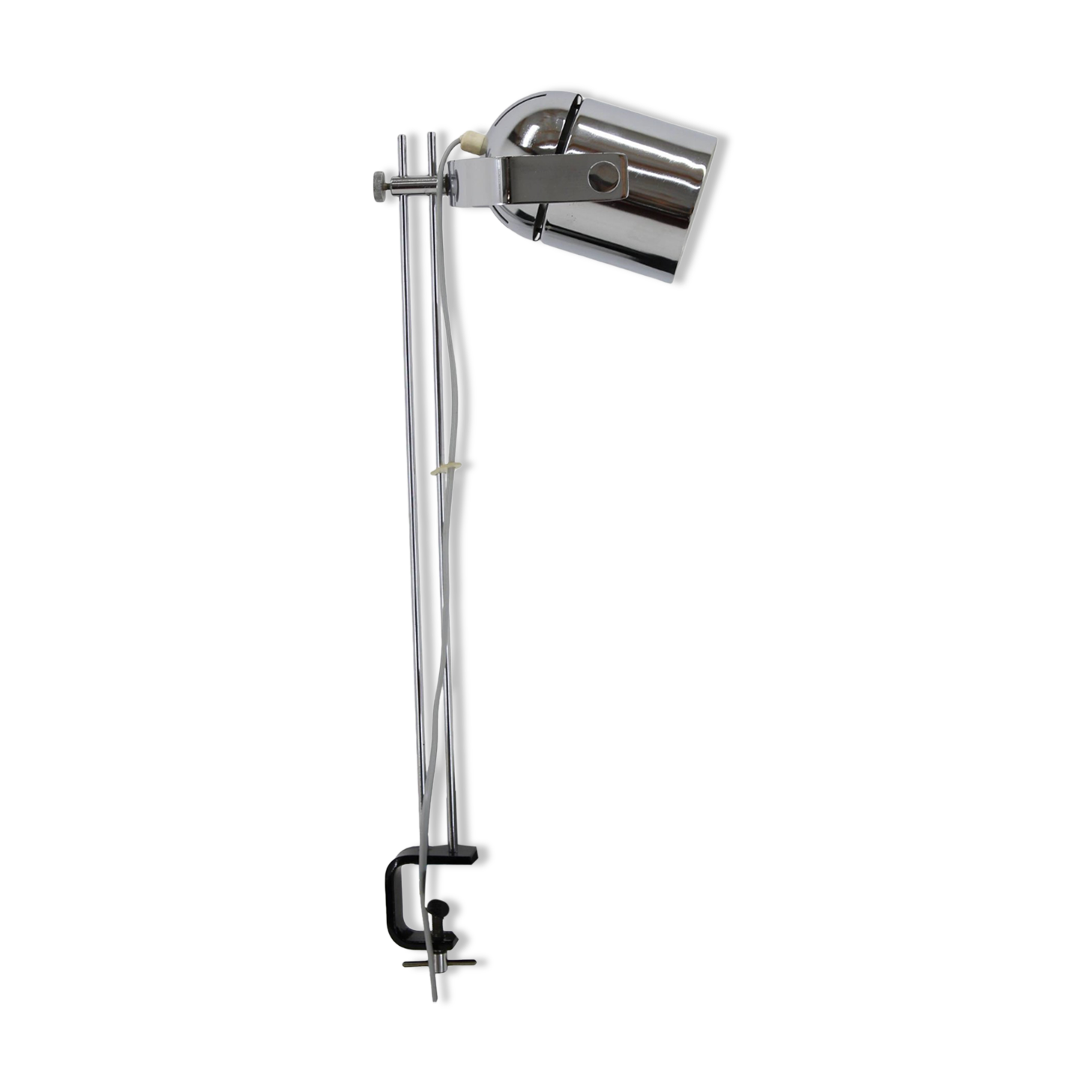 1970s Stanislav Indra Chrome Plated Table Lamp, Czechoslovakia