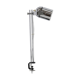 1970s Stanislav Indra Chrome Plated Table Lamp, Czechoslovakia