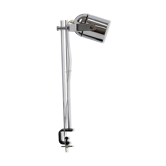 Lampe de table chromée Stanislav Indra des années 1970, Tchécoslovaquie