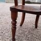 Fauteuil de bureau Louis Philippe en chêne