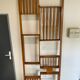 Claustra vintage en bois fabrication tchèque 1980