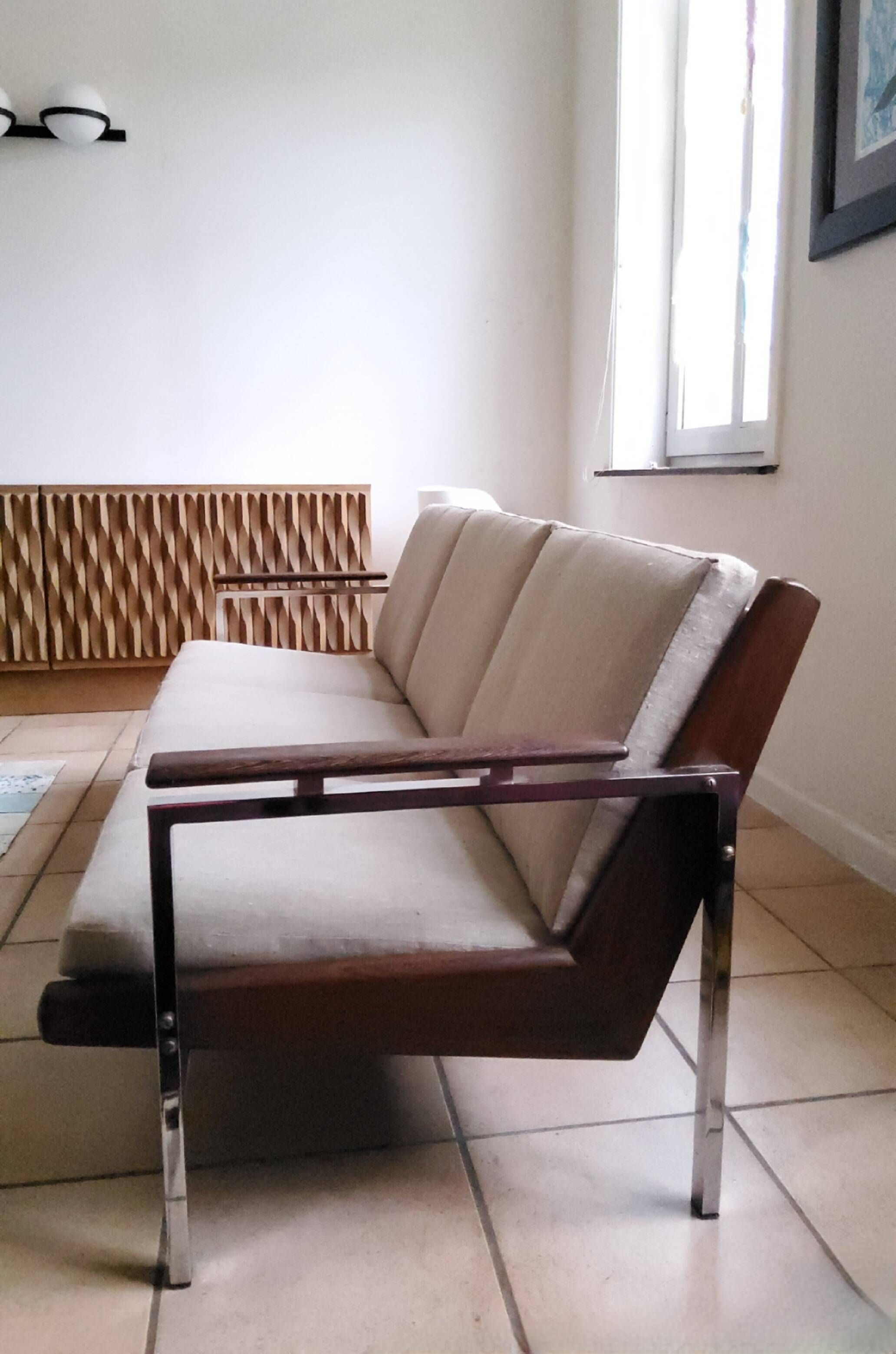 Vintage 3-seater sofa "Lotus" by Rob Parry for Gelderland, Netherlands 1960s