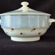 Large vegetable dish (soup tureen) in Digoin Sarreguemines earthenware, model AIX.